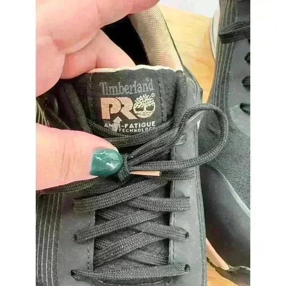 Timberland PRO‎ Drivetrain Comp-Toe Work Sneaker Black & Pink Women's Size 8.5 - Picture 12 of 12